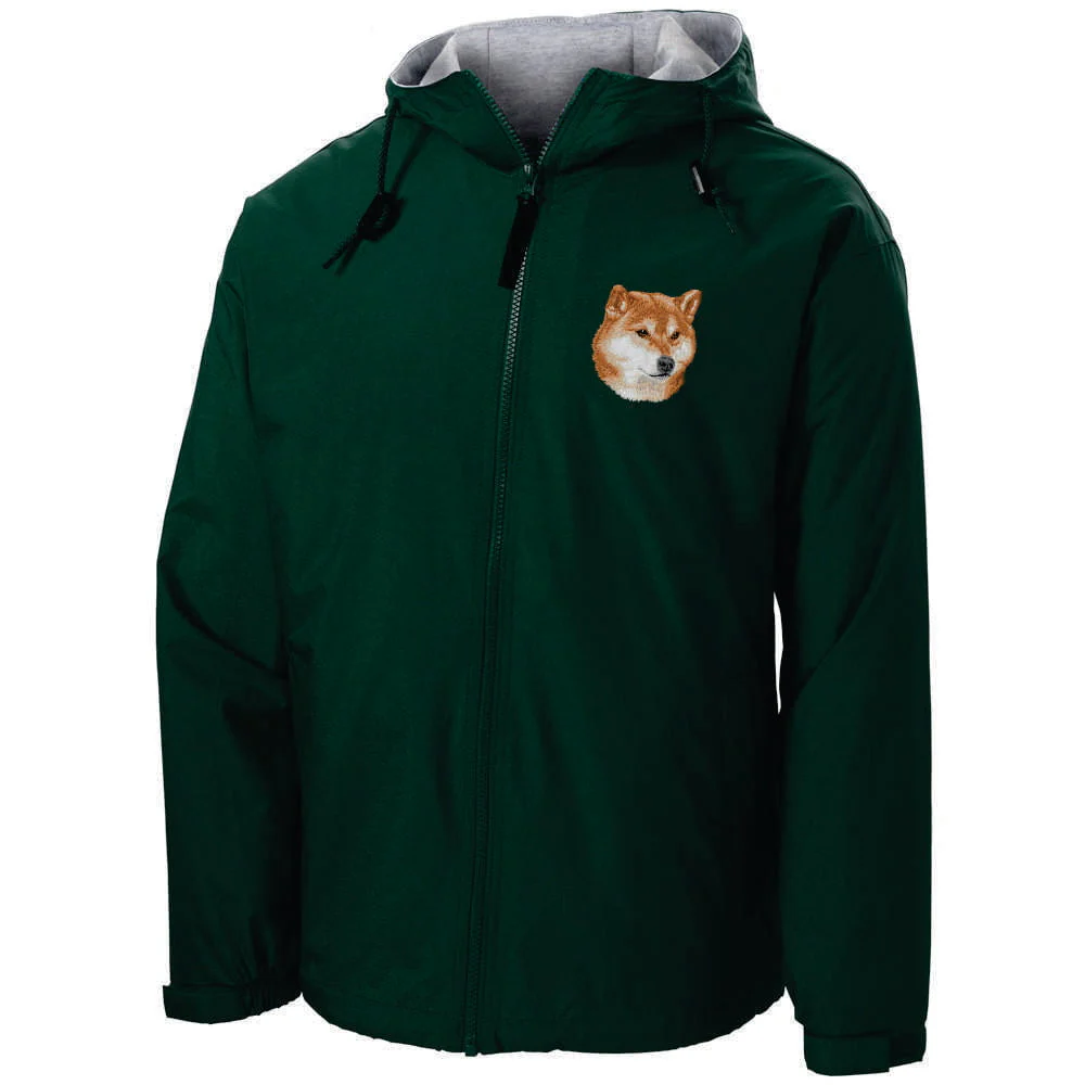 Shiba Inu Embroidered Hooded Jacket - Image 3