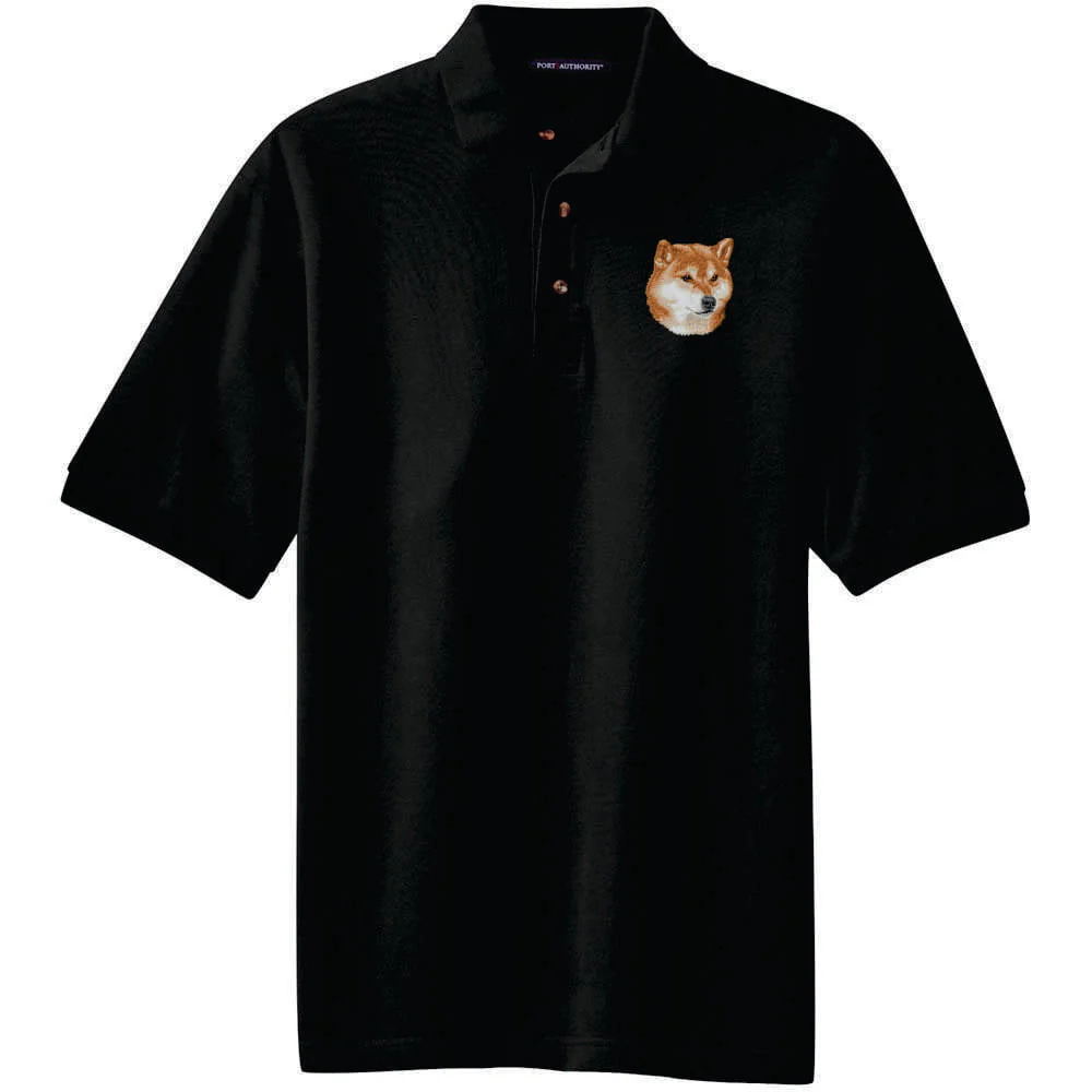 Shiba Inu Embroidered Polo Shirt - Image 3