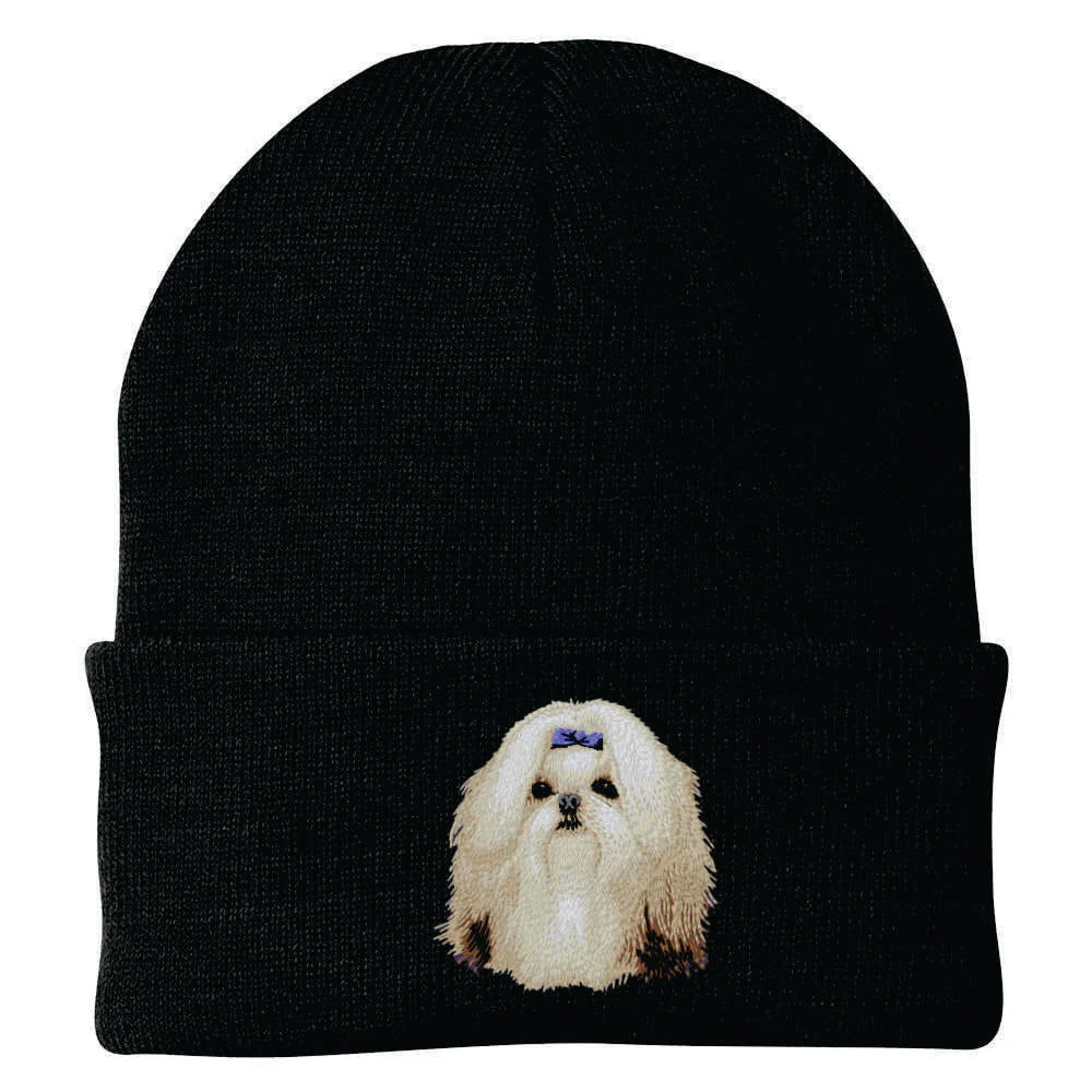Shih Tzu Embroidered Beanie - Image 3