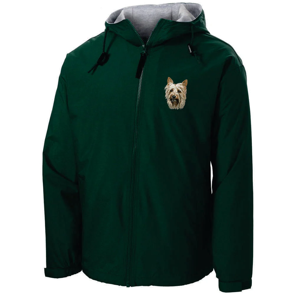 Silky Terrier Embroidered Hooded Jacket - Image 3
