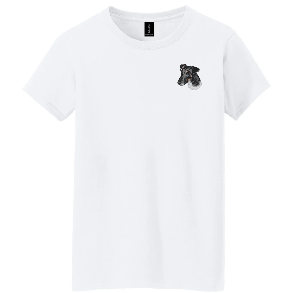 Smooth Fox Terrier Embroidered Women's T-Shirt - Image 2