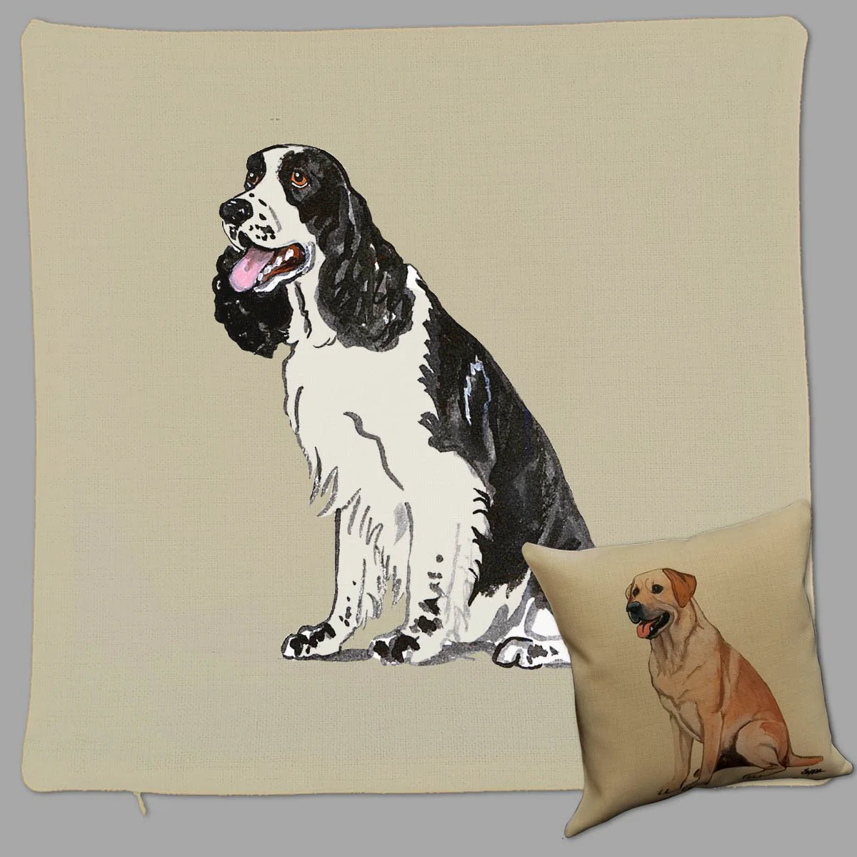 English Springer Spaniel Pillow Cover