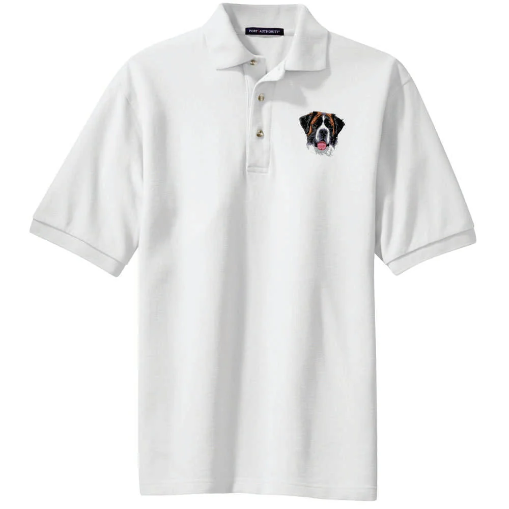 Saint Bernard Embroidered Polo Shirt - Image 2