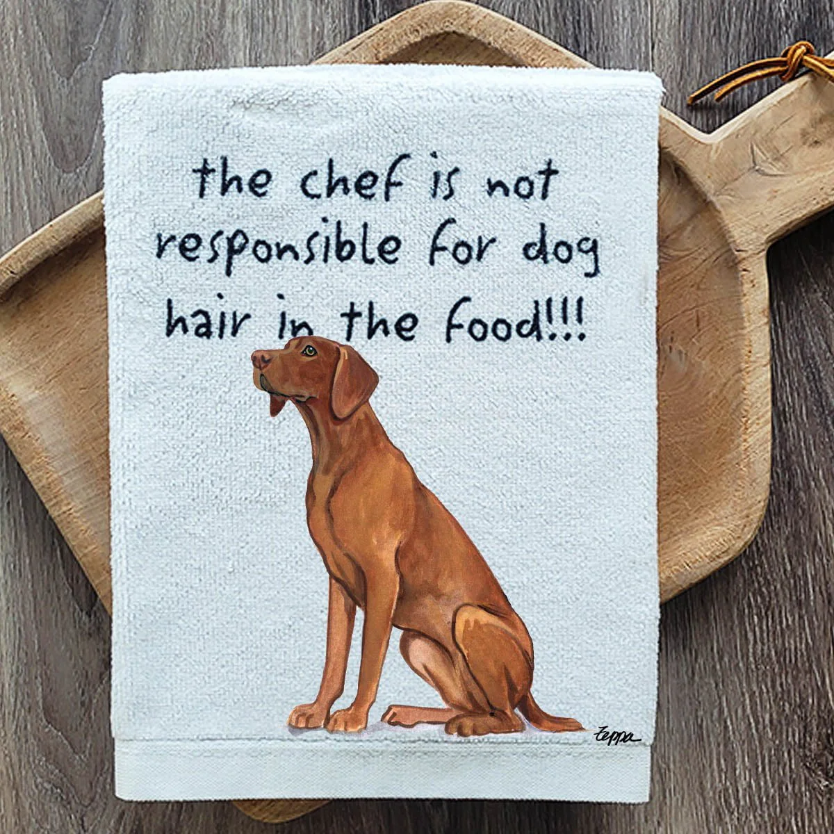 Vizsla Dish Towel
