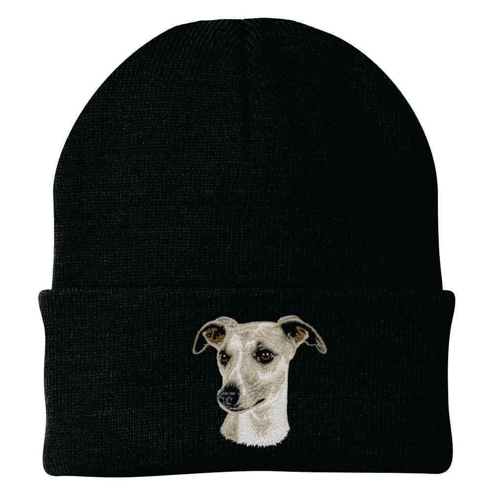 Whippet Embroidered Beanie - Image 3