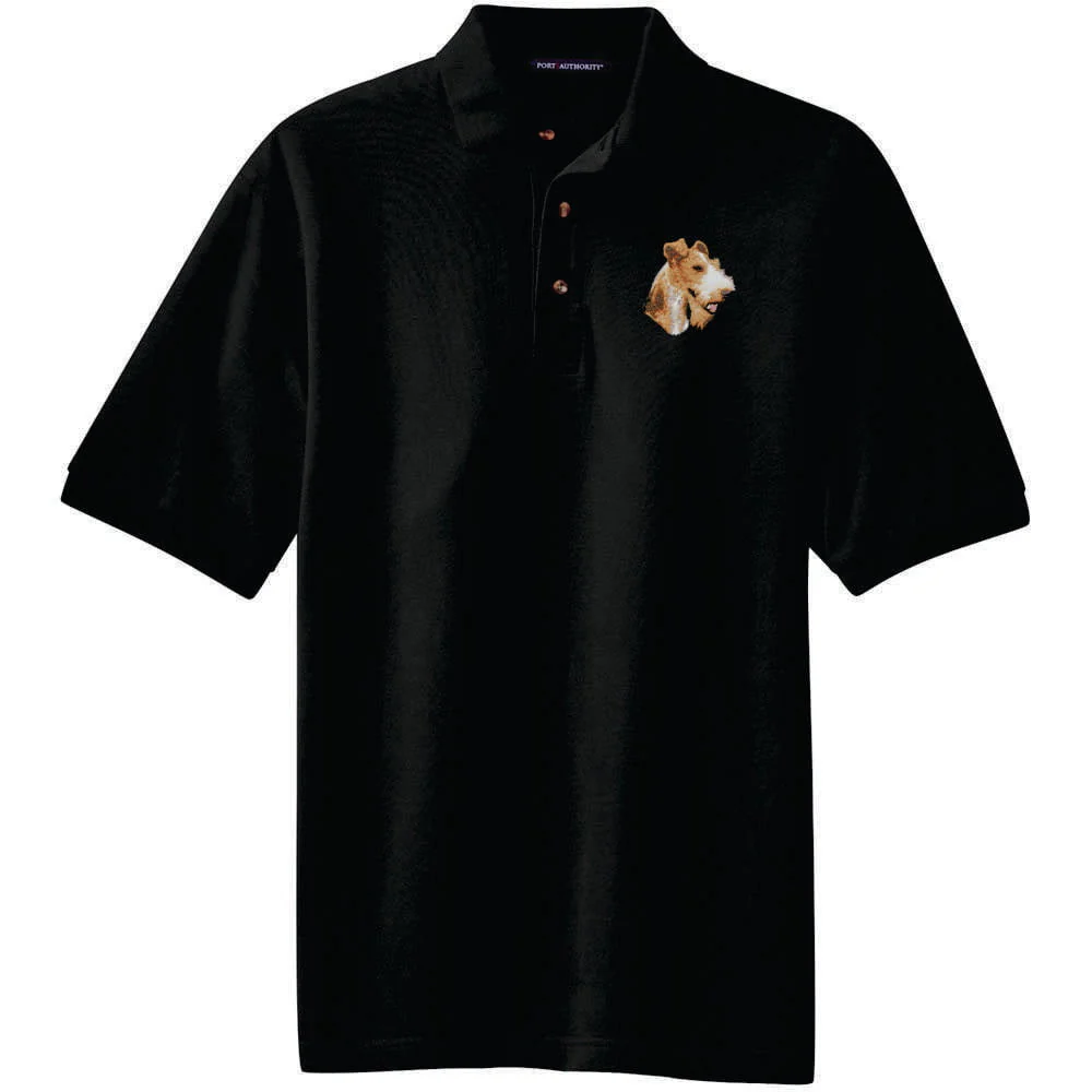 Wire Fox Terrier Embroidered Polo Shirt - Image 3