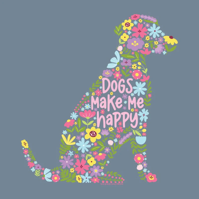 Dogs Make Me Happy - Classic Tee - Image 2