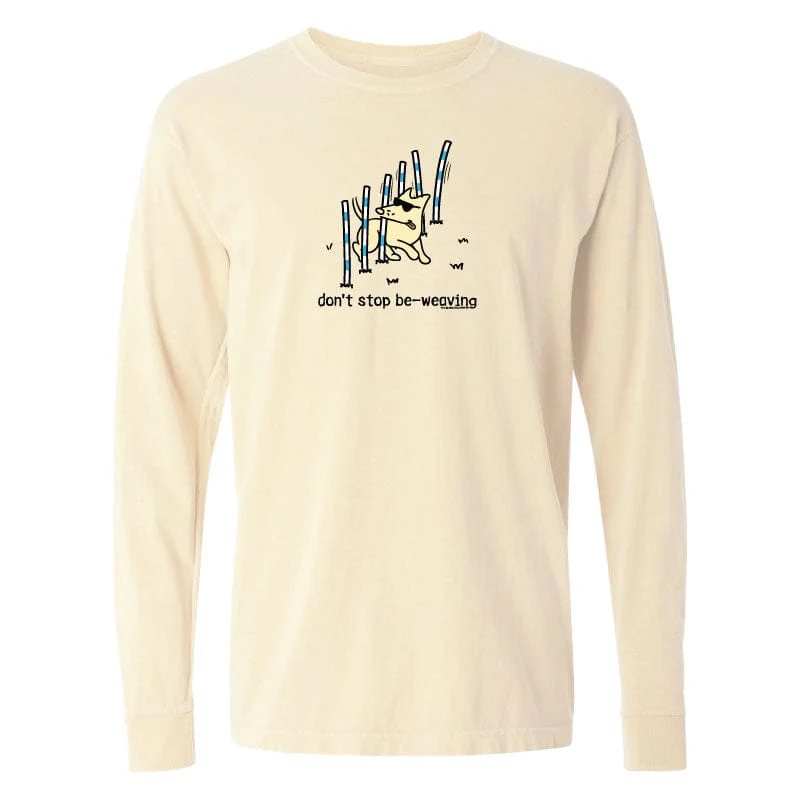 Don't Stop Be Weaving - Classic Long-Sleeve T-Shirt - Image 3