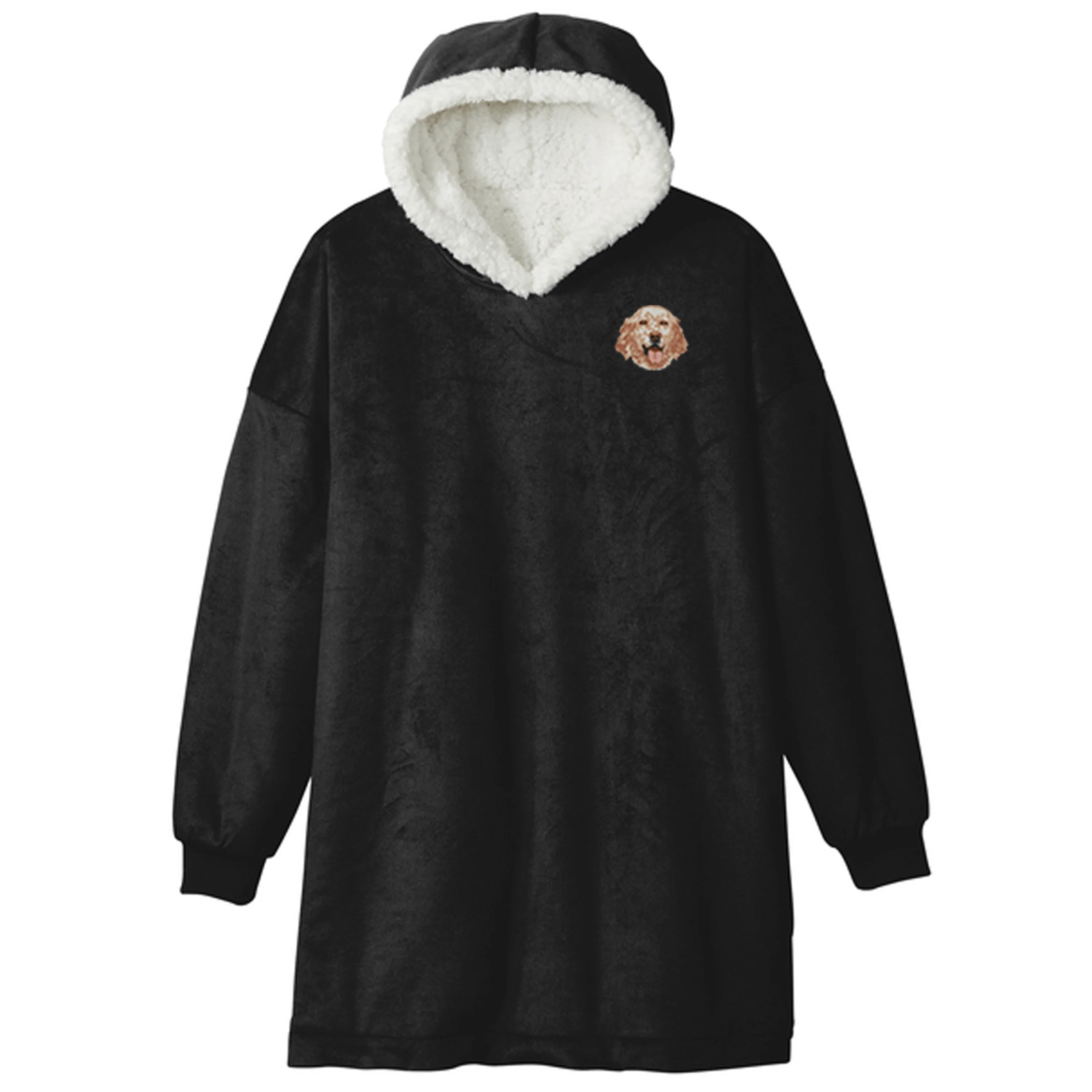 English Setter Embroidered Wearable Blanket