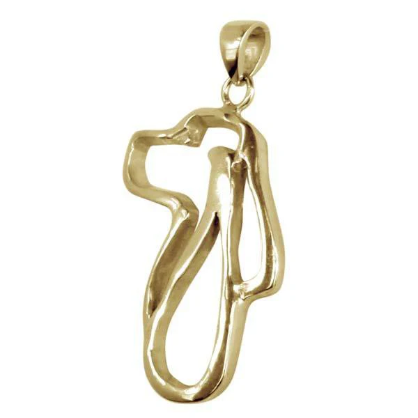 English Springer Spaniel 14K Gold Cut Out Pendant - Image 3