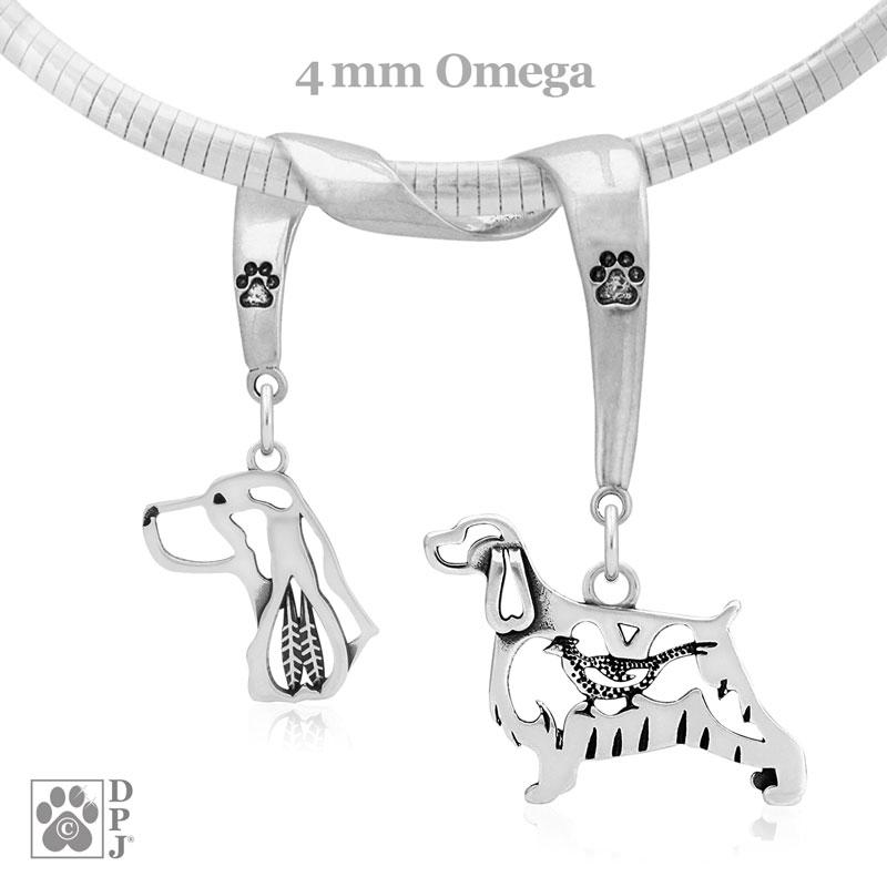 English Springer Spaniel, Charm Holder, Necklace - Image 2