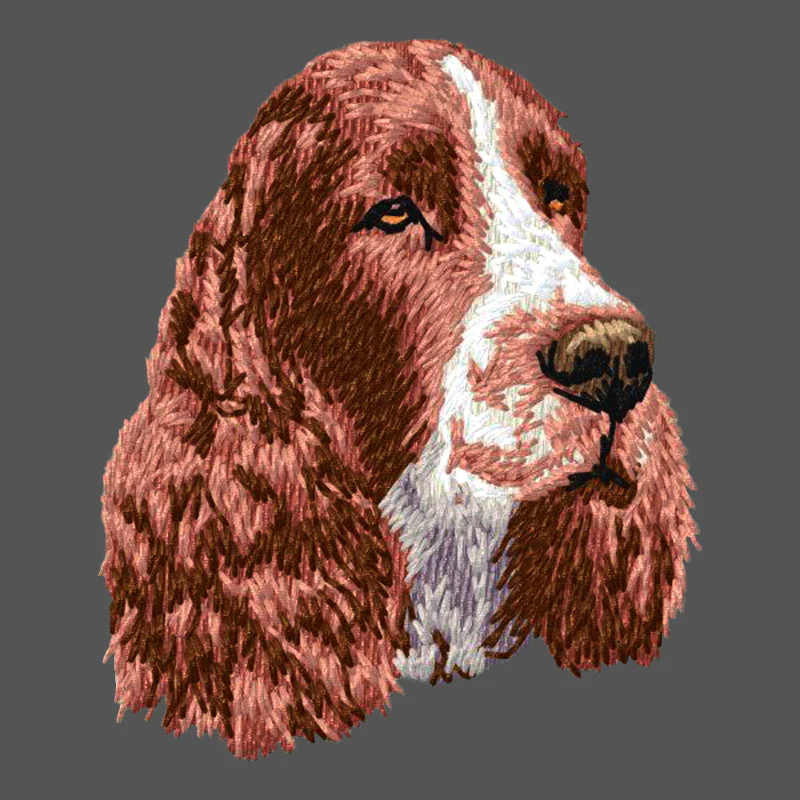 English Springer Spaniel Embroidered Men's Fleece Jacket - Image 2