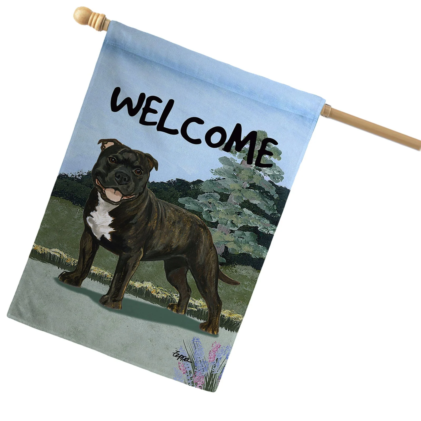 English Staffordshire House Flag