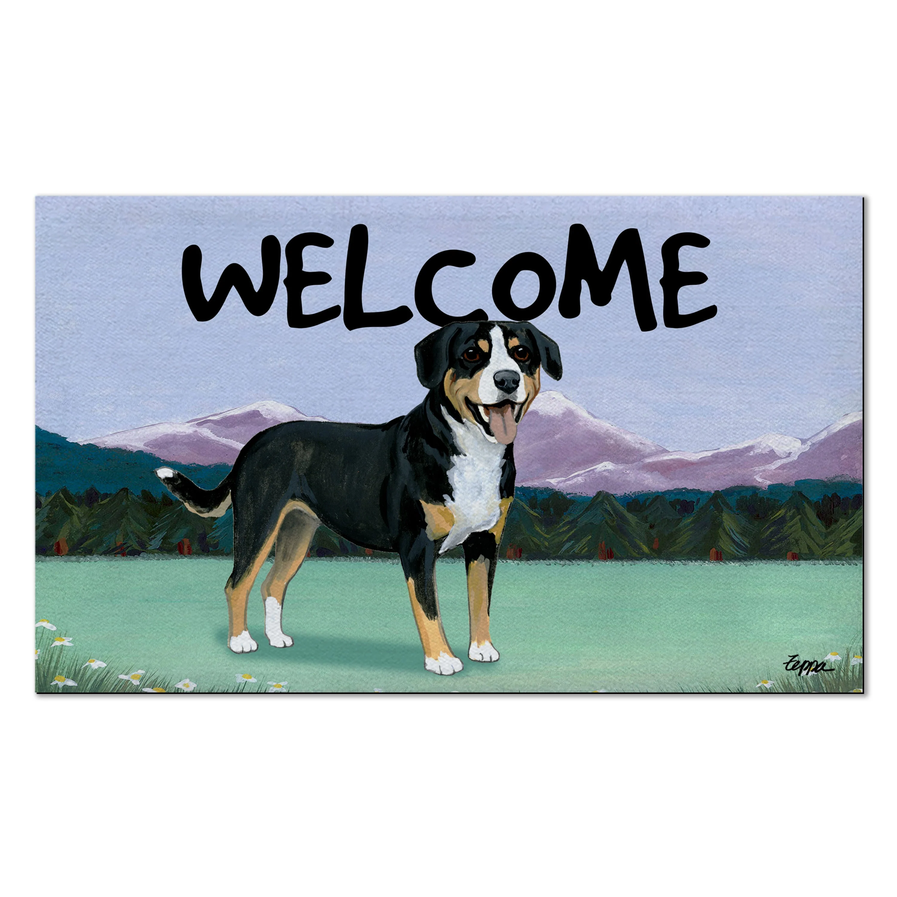 Entlebucher Mountain Dog Welcome Mat - Image 2