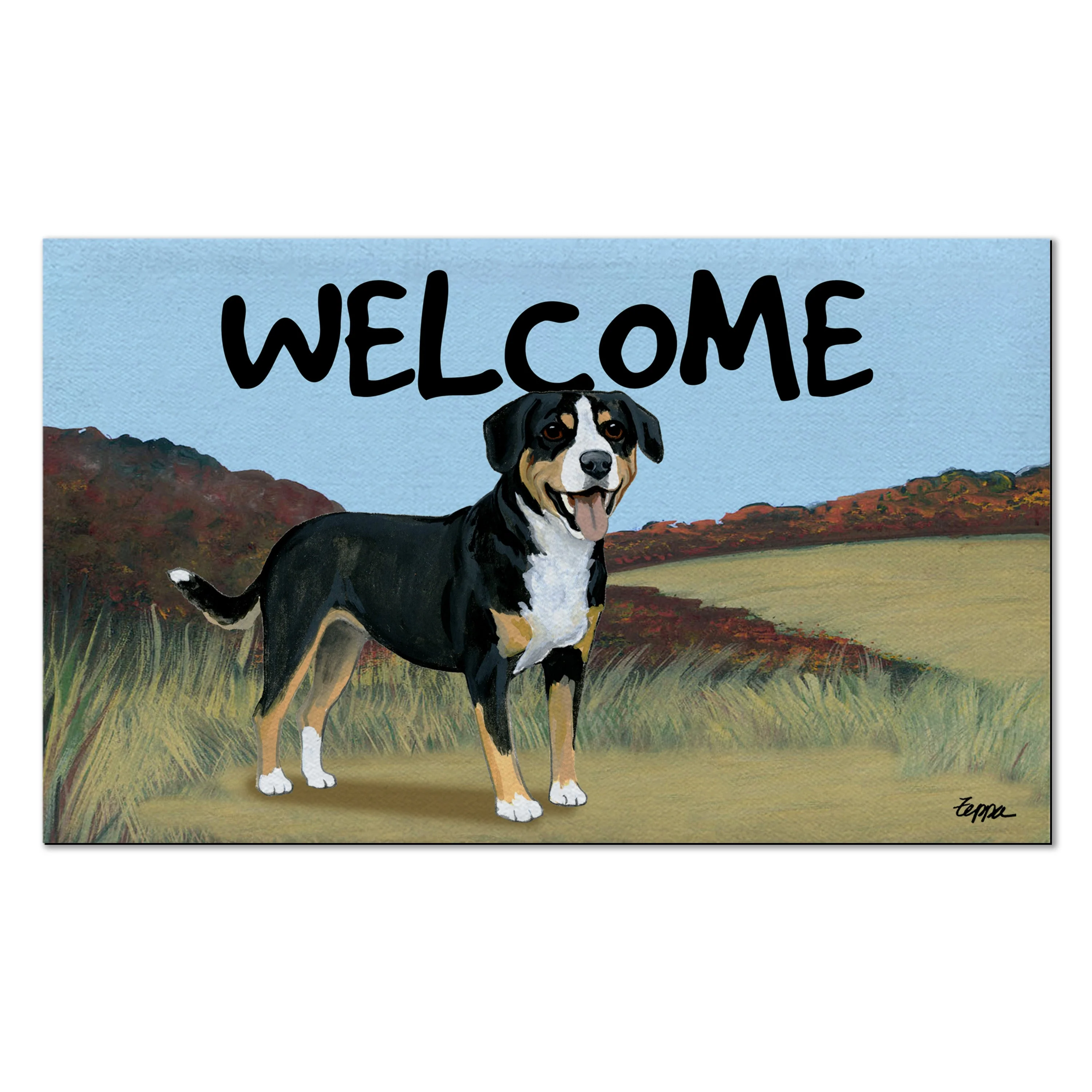Entlebucher Mountain Dog Welcome Mat - Image 3