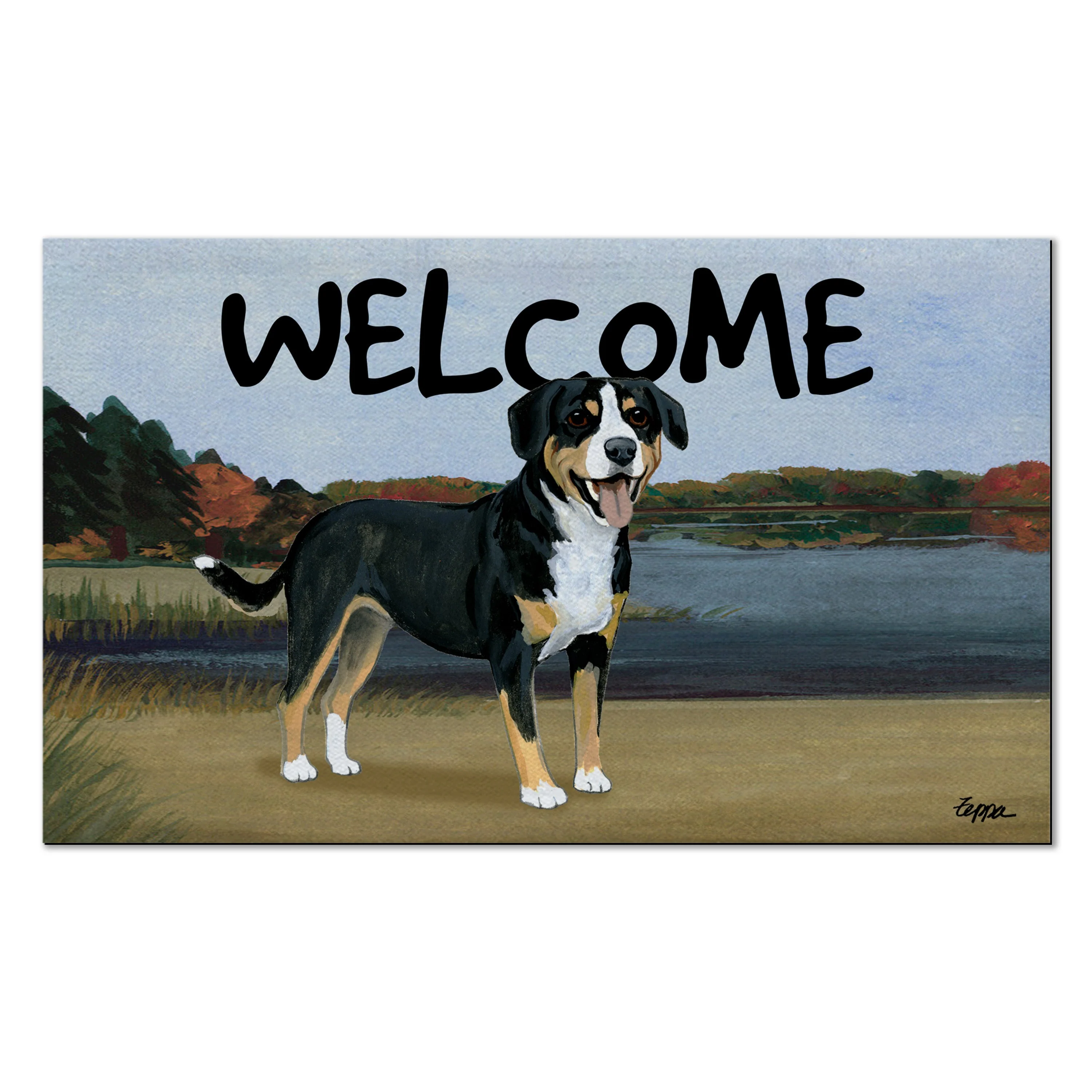 Entlebucher Mountain Dog Welcome Mat - Image 6