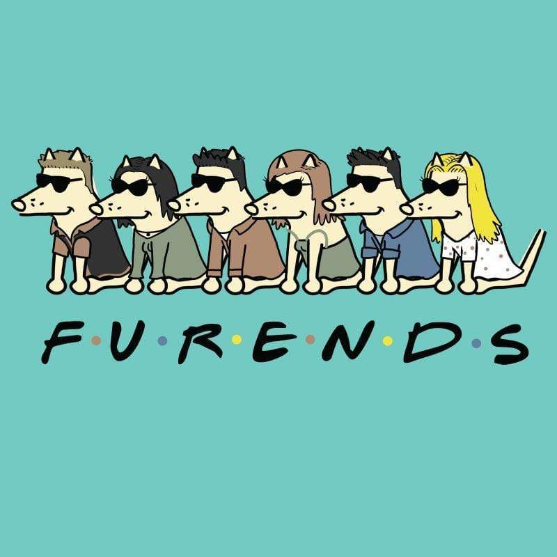 F-U-R-E-N-D-S - Ladies T-Shirt V-Neck - Image 2