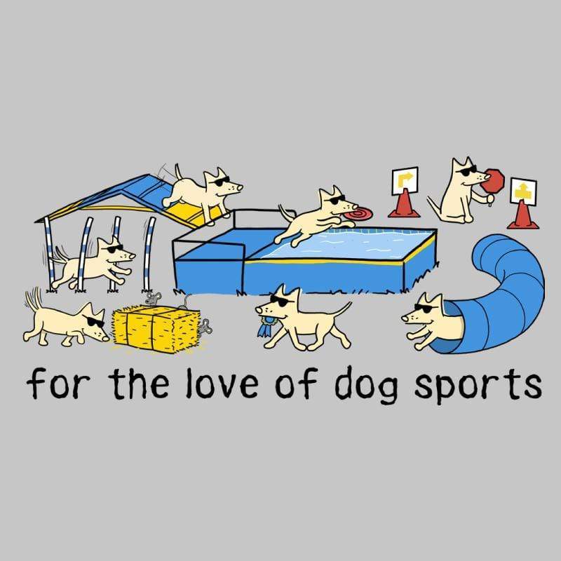 For The Love Of Dog Sports - Ladies T-Shirt V-Neck - Image 2