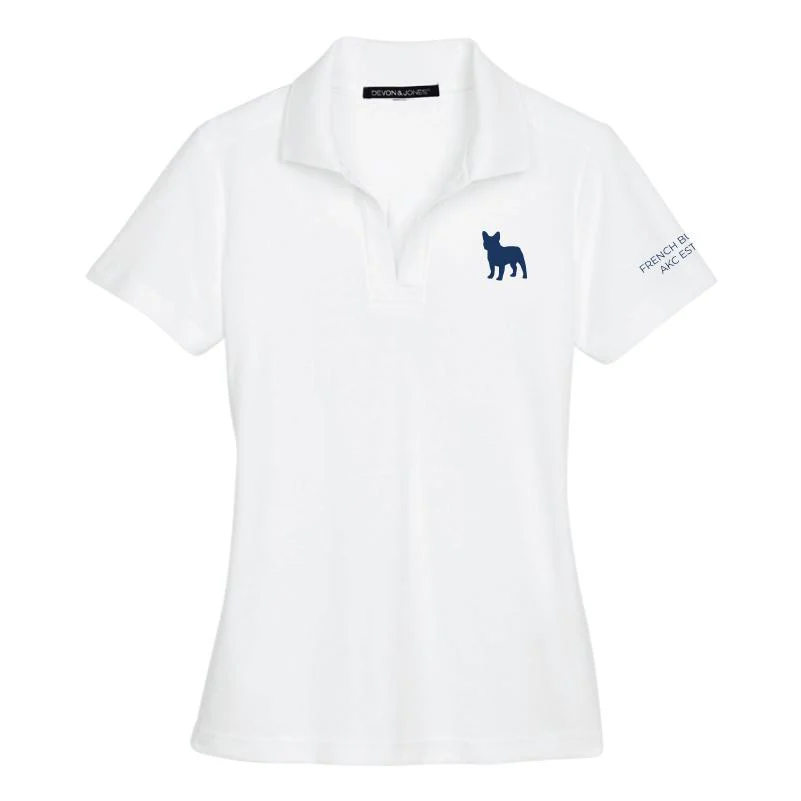 French Bulldog Embroidered AKC Women's Polo - Image 2