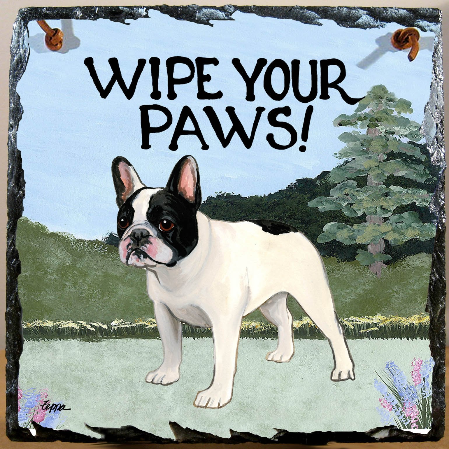 French Bulldog Slate Sign - Image 2