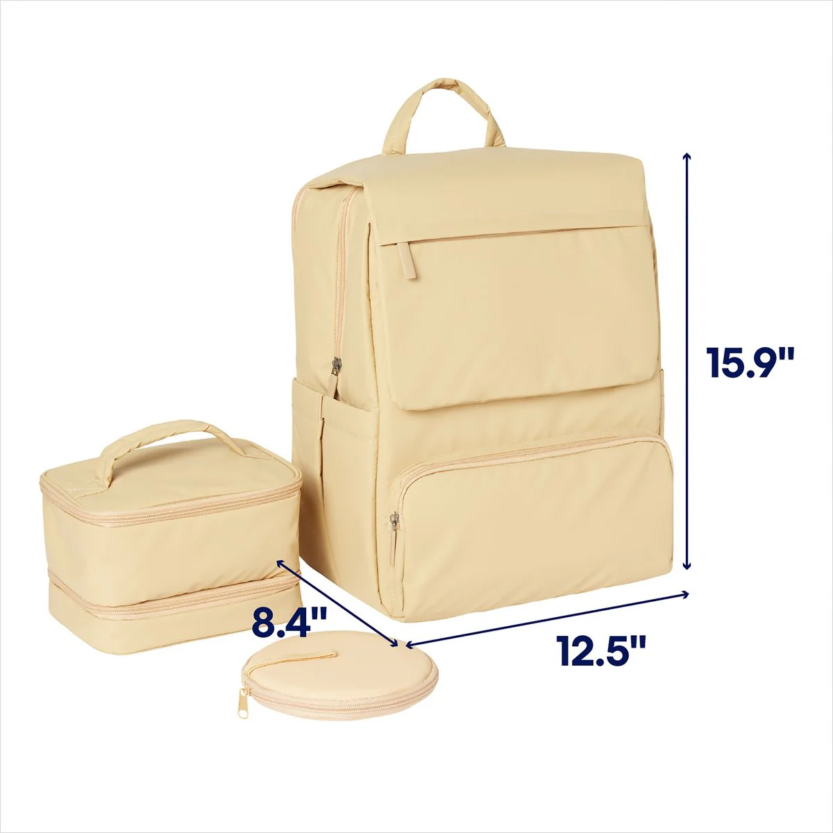 Frisco Dog Backpack Travel Bag with Double Bowl and Food Storage - Image 3