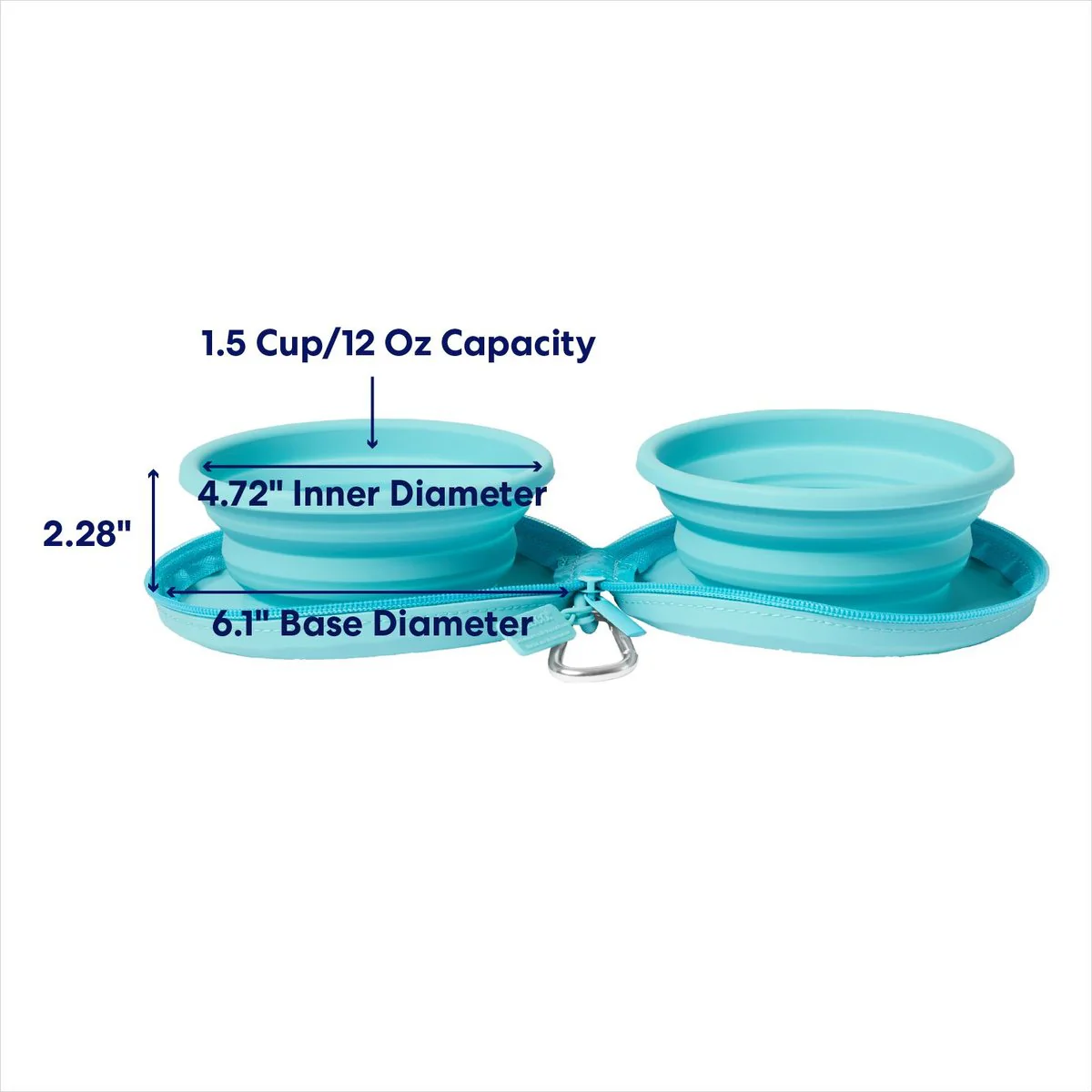 Frisco Travel Collapsible Silicone Dog Bowl - Image 4