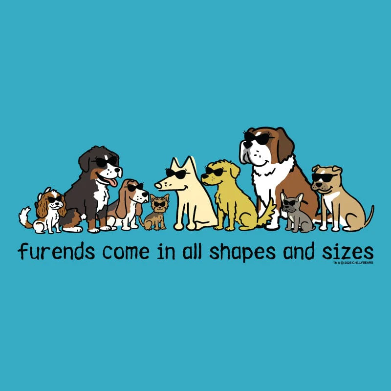 Furends Come in All Shapes and Sizes - Lightweight Tee - Image 4