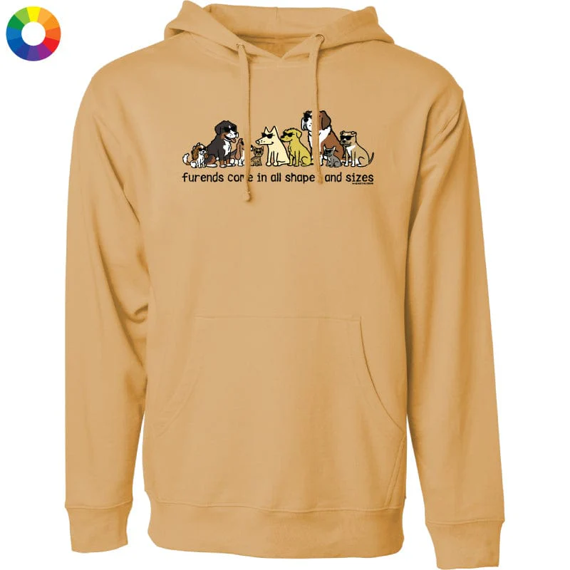Furends Come in All Shapes and Sizes - Sweatshirt Pullover Hoodie