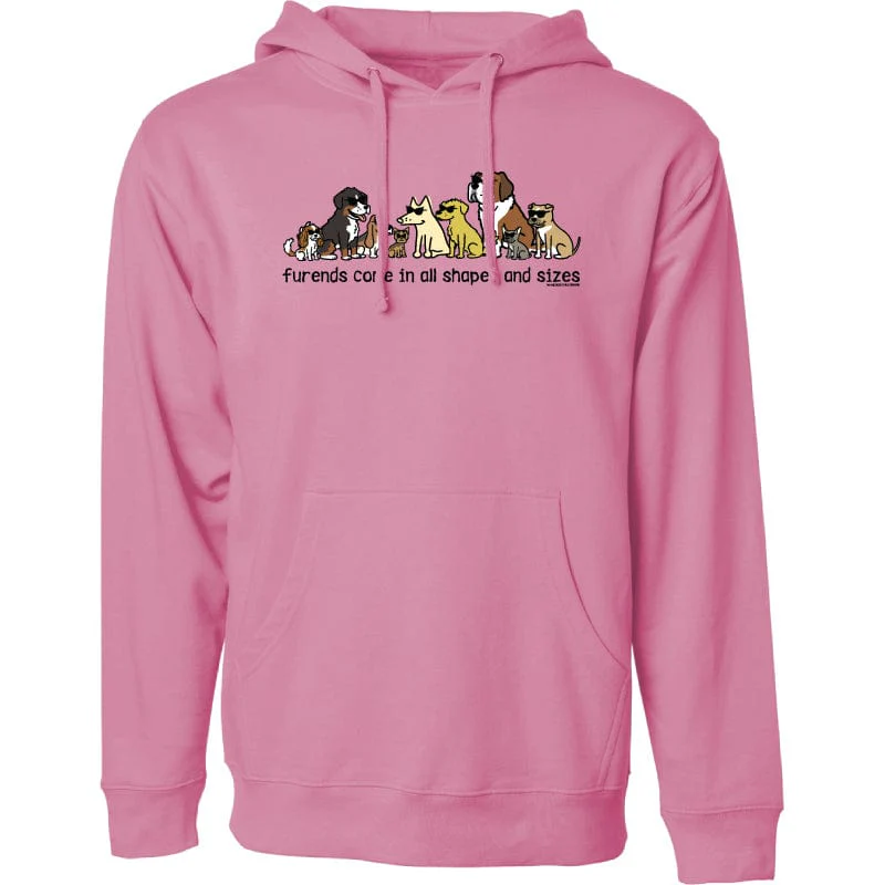 Furends Come in All Shapes and Sizes - Sweatshirt Pullover Hoodie - Image 3