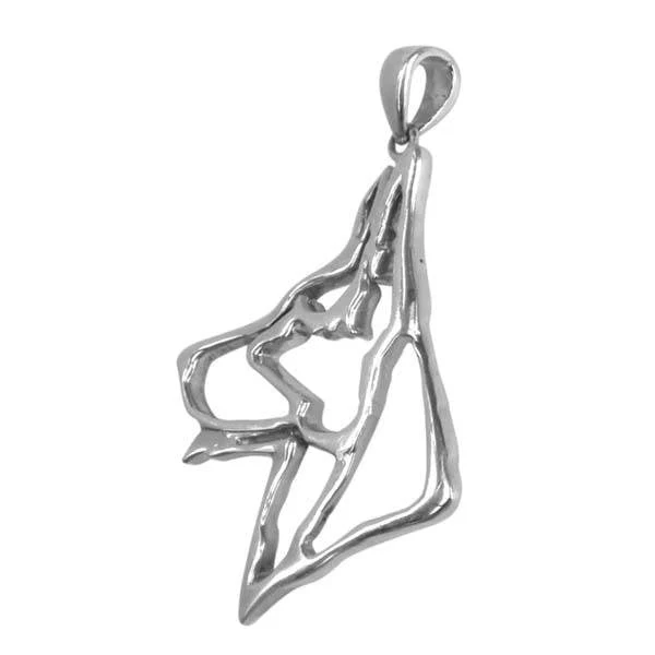 German Shepherd Dog Sterling Silver Cut Out Pendants - Image 6