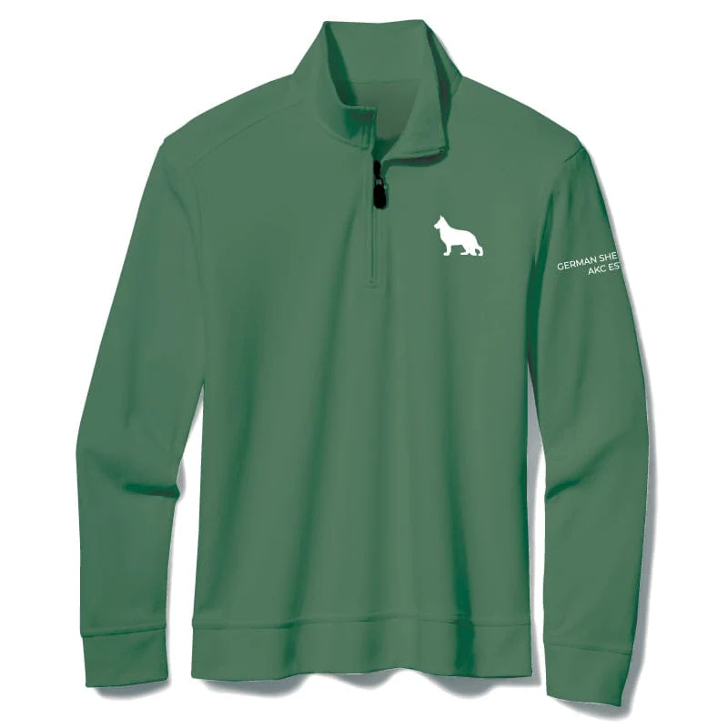 German Shepherd Dog Embroidered AKC Quarter Zip - Image 13