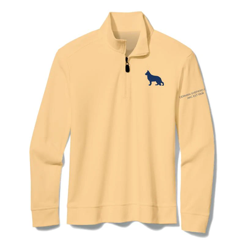German Shepherd Dog Embroidered AKC Quarter Zip - Image 4