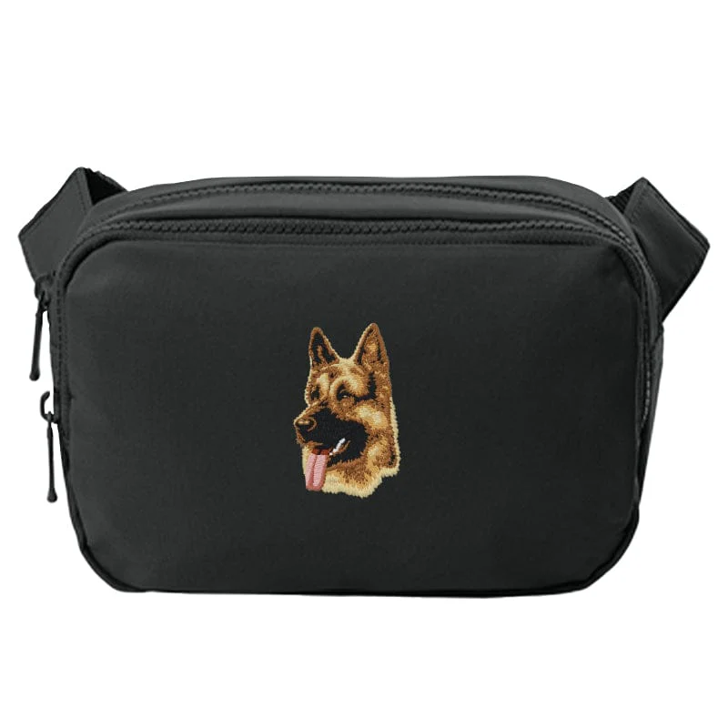 German Shepherd Dog Embroidered Crossbody Bag - Image 3