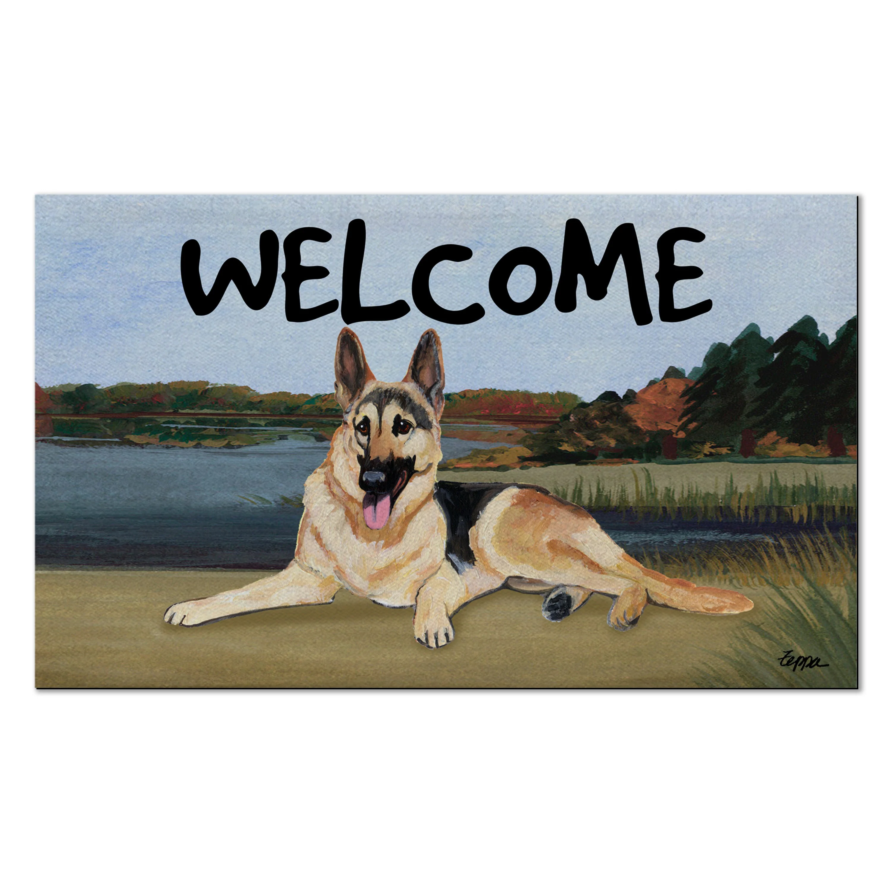 German Shepherd Dog Welcome Mat - Image 3