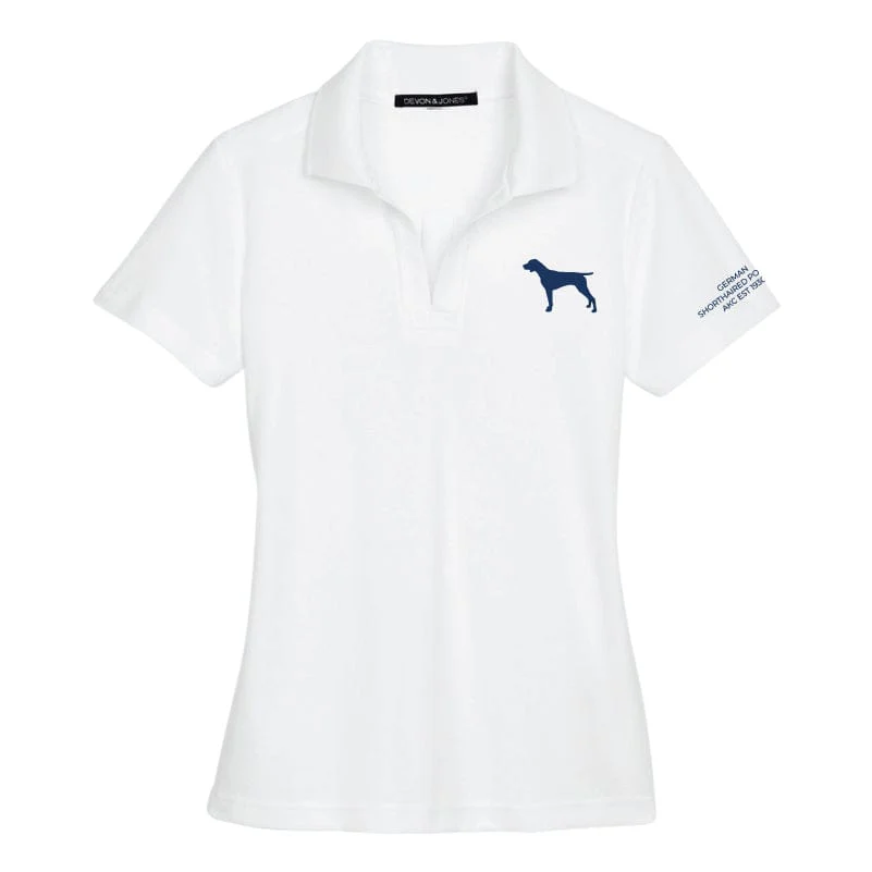German Shorthaired Pointer Embroidered AKC Women's Polo - Image 7