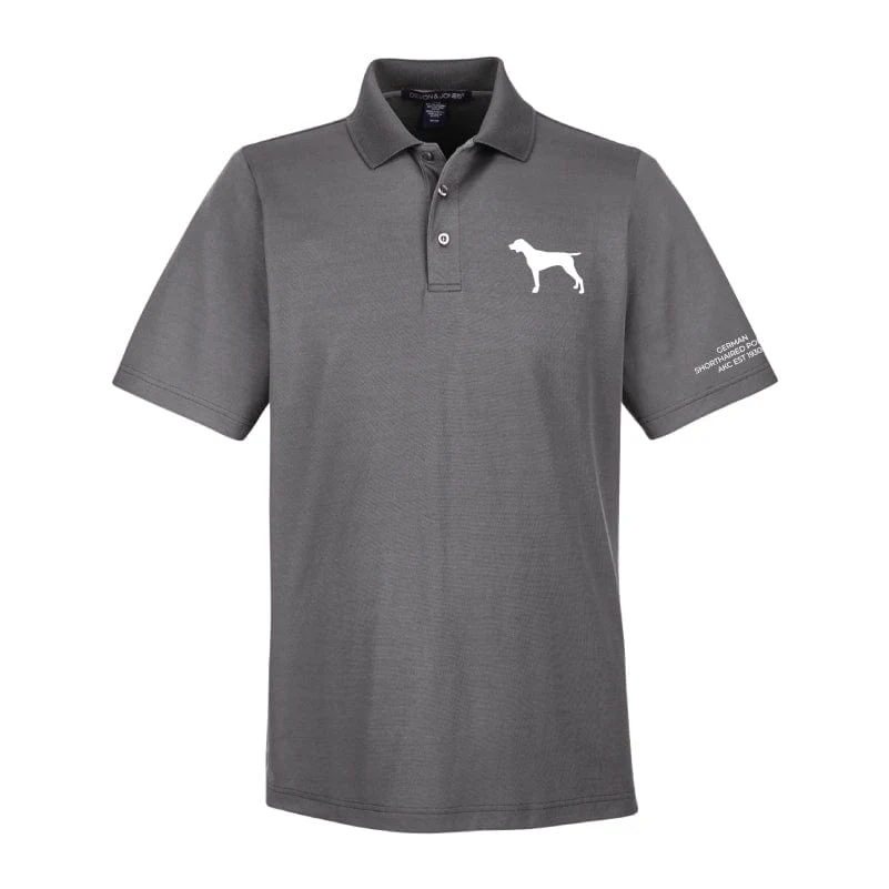 German Shorthaired Pointer Embroidered AKC Men's Polo - Image 4