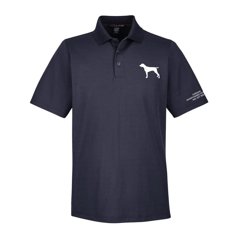 German Shorthaired Pointer Embroidered AKC Men's Polo - Image 7