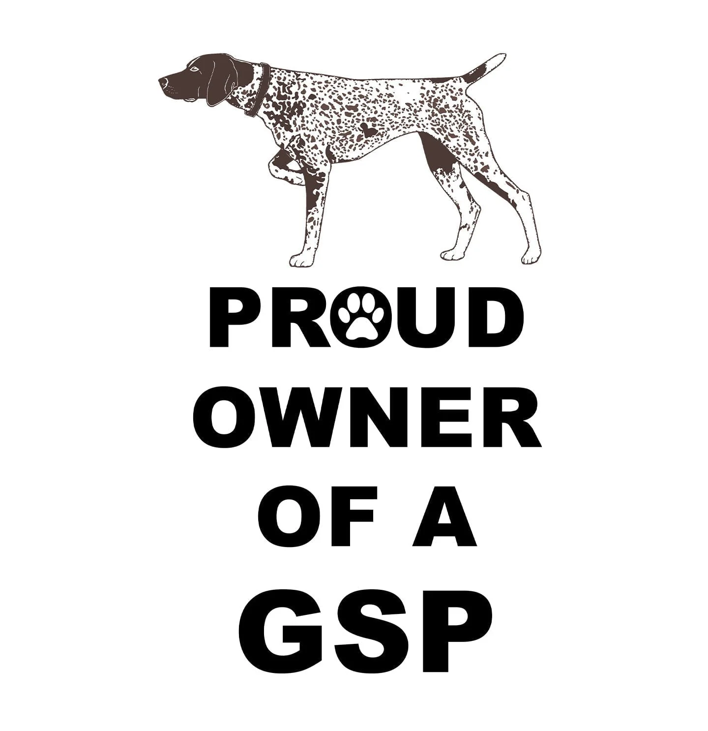 German Shorthaired Pointer Proud Owner - Women's V-Neck T-Shirt - Image 2