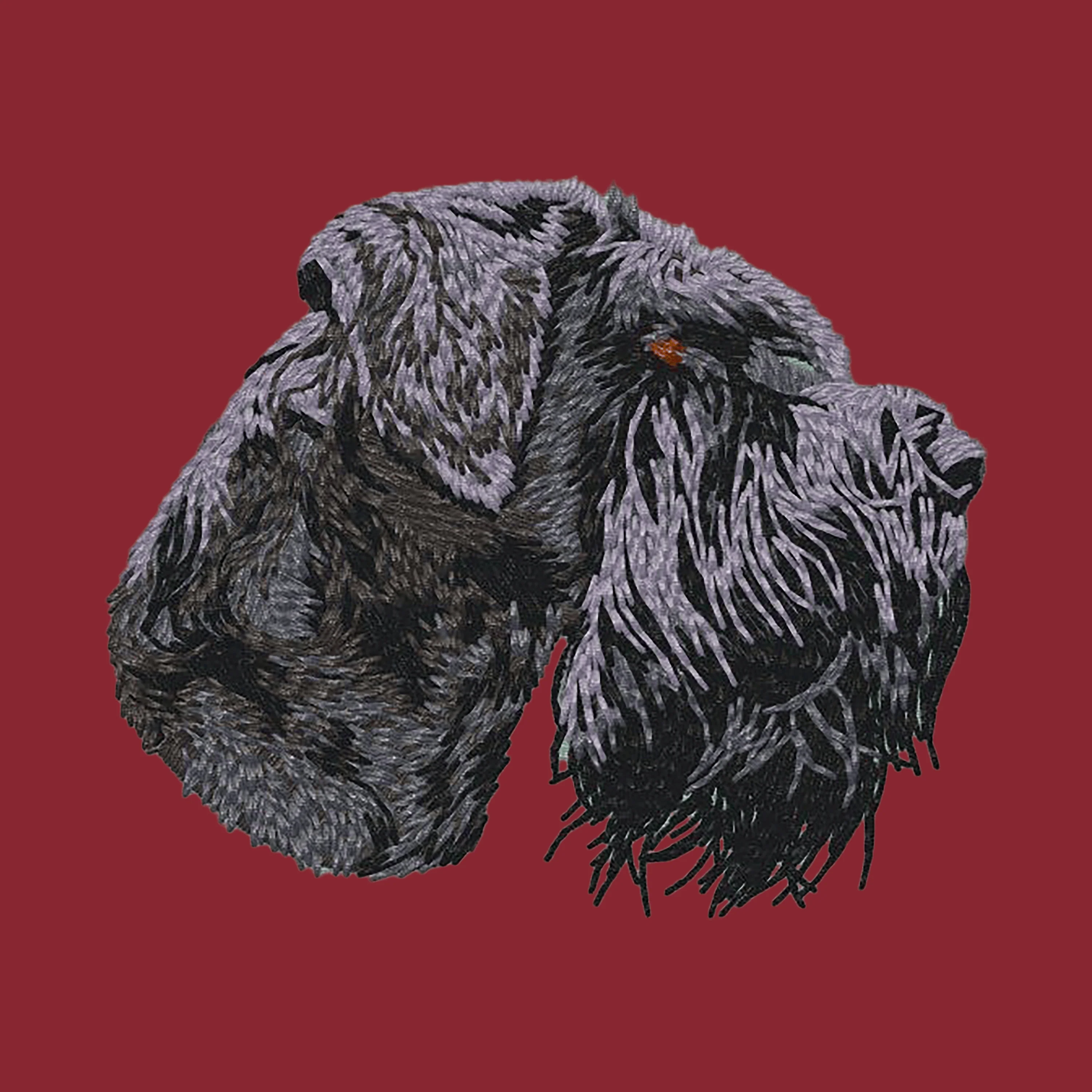 Giant Schnauzer Embroidered Wearable Blanket - Image 2