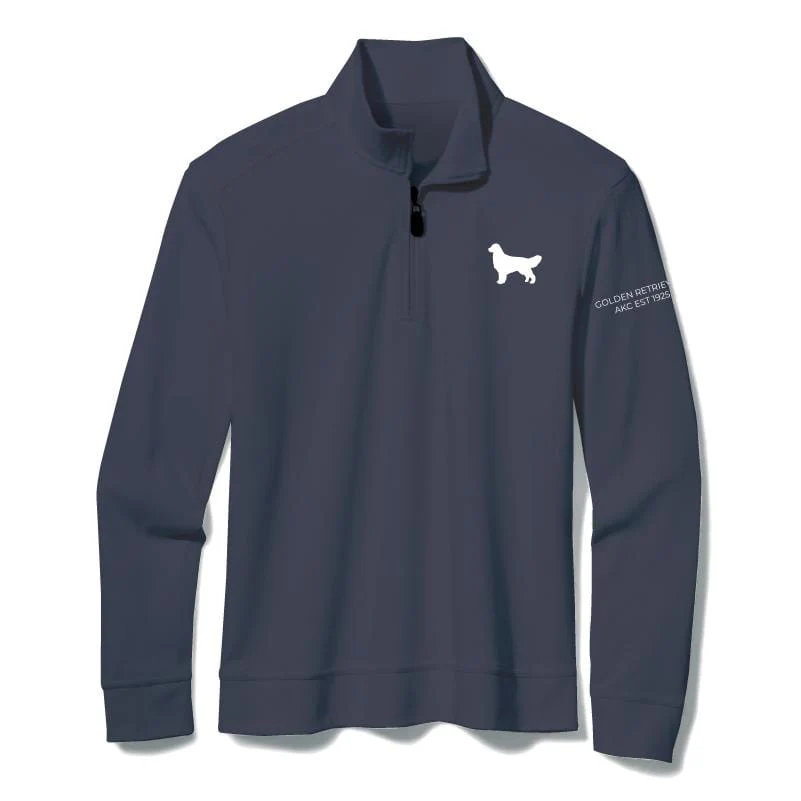 Golden Retriever Embroidered AKC Quarter Zip - Image 7