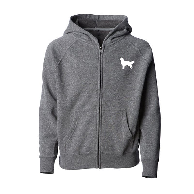 Golden Retriever Children's Full Zip Sweatshirt - Image 2