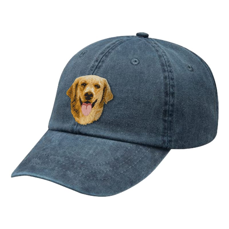 Golden Retriever Embroidered Baseball Cap