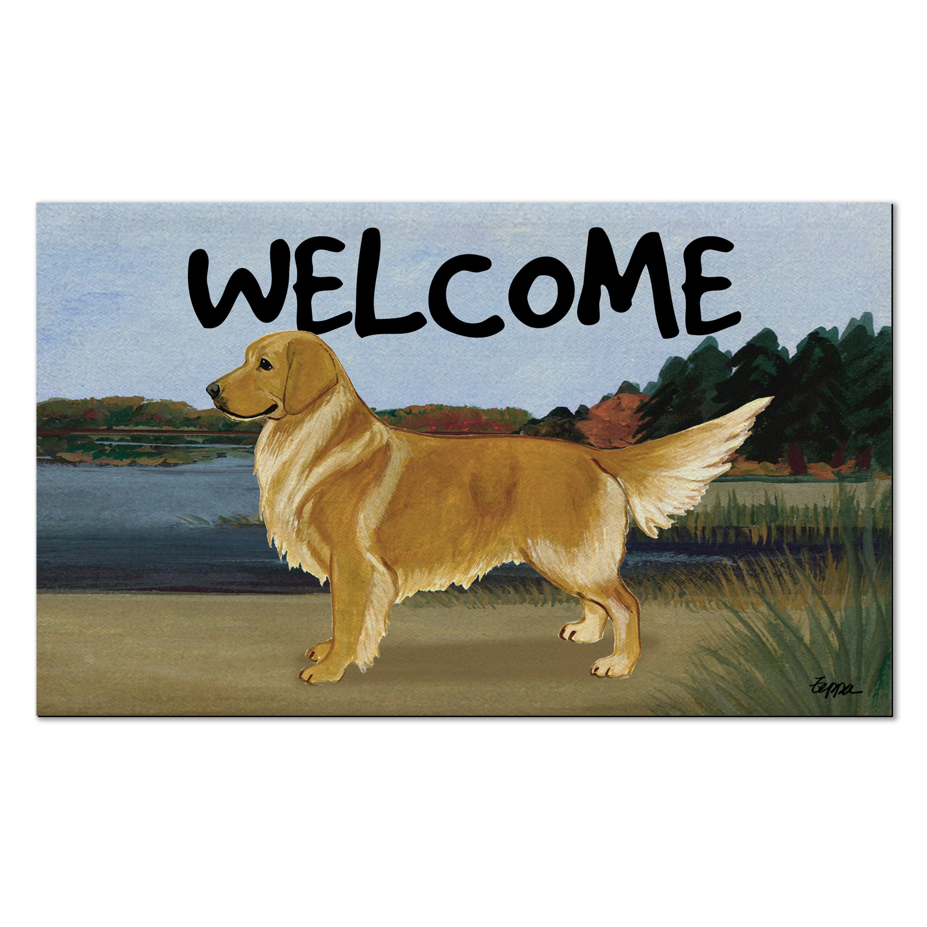 Golden Retriever Welcome Mat - Image 6