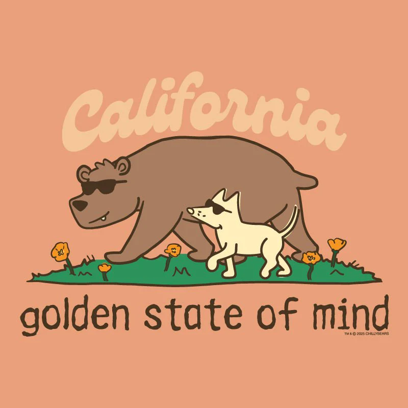 Golden State of Mind - Ladies T-Shirt V-Neck - Image 3