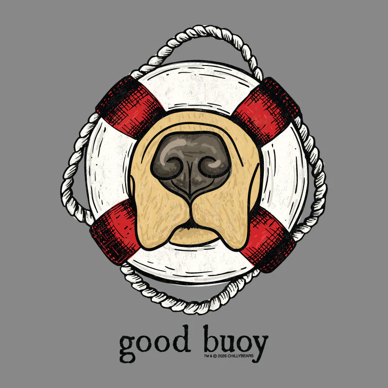 Good Buoy - Ladies T-Shirt V-Neck - Image 4