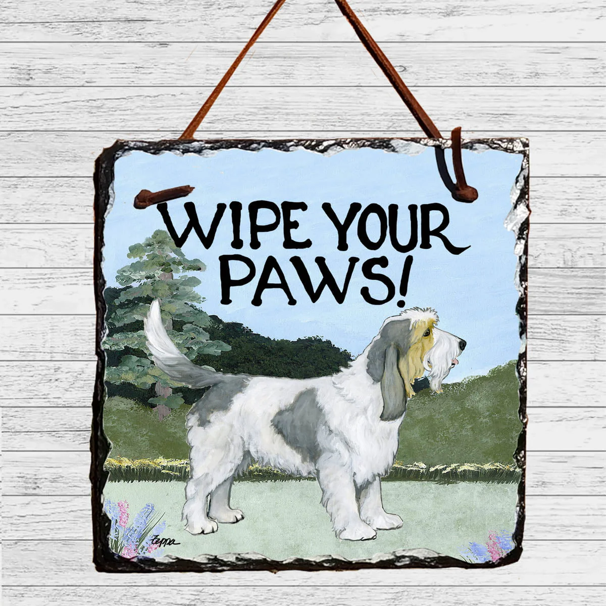 Grand Basset Griffon Vendéen Slate Sign