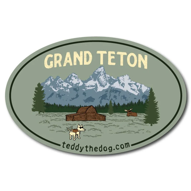 Grand Teton - Car Magnet