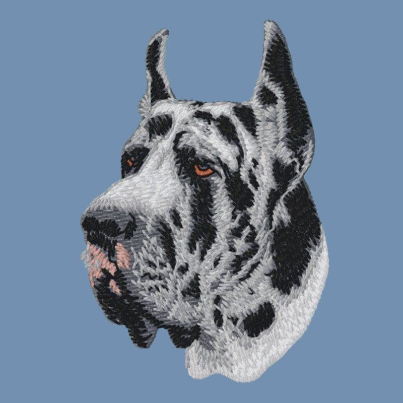 Great Dane Embroidered Men's Denim Shirt - Image 6