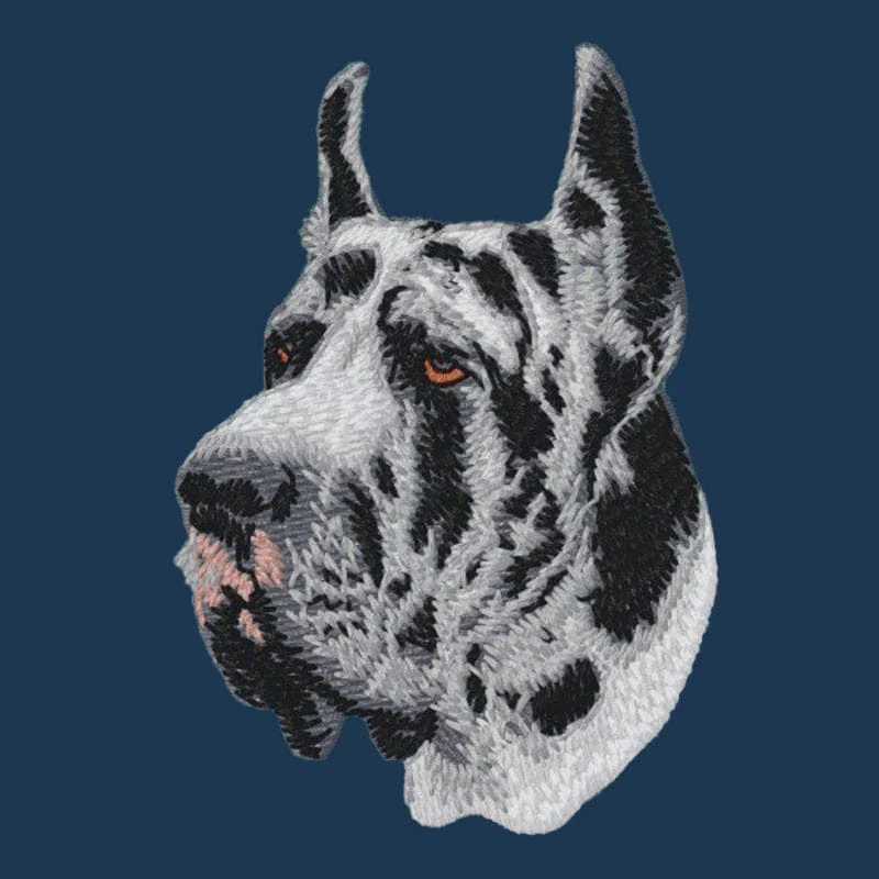 Great Dane Embroidered Men's Denim Shirt - Image 8