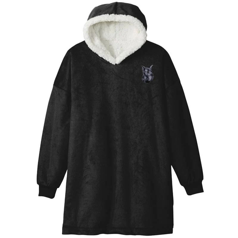Great Dane Embroidered Wearable Blanket